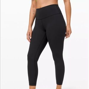 Lululemon Wunder Under Black 25” Luxtreme